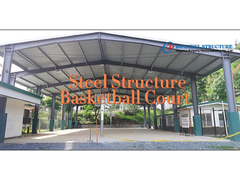 ملعب كرة سلة ذو هيكل فولاذي