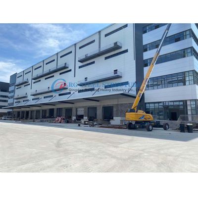 Q345b Q235b إطار فولاذي مبنى تجاري ، تصنيع الهياكل الفولاذية الحديثة