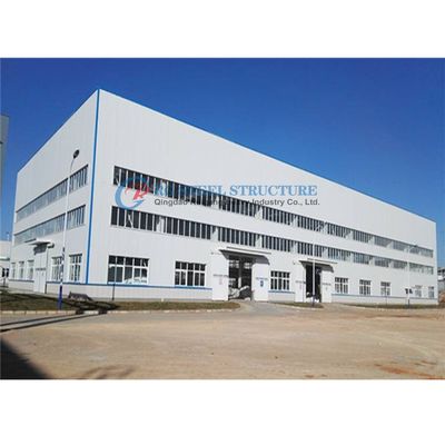 ورشة عمل لهياكل الفولاذ الجاهزة المستدامة مع أنظمة رافعة متقدمة