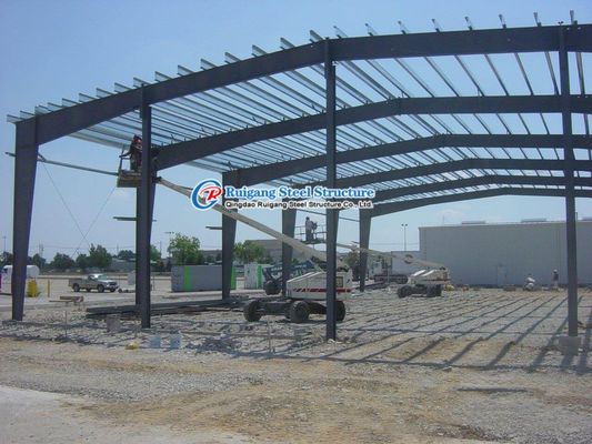 طلاء مسحوق الهيكل الصلب المجهز مبنى موقف للسيارات