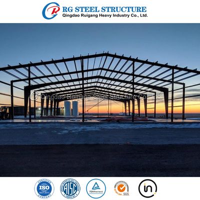 Metal Light Weight Prefab Structural Steel Office Building / Hangar / Workshop /Warehouse