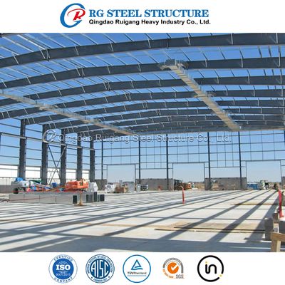 مستودع هيكل فولاذي مخصص لمكتب ورشة العمل والتخزين