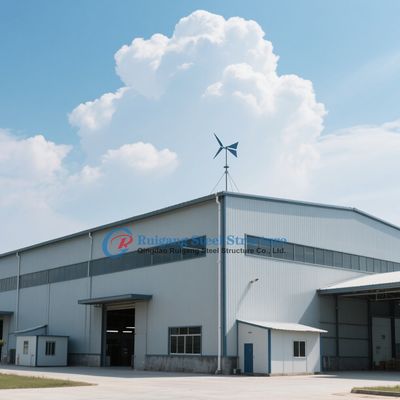 مستودع فولاذي مخصص بفتحة صافية وعمر افتراضي 50 عامًا