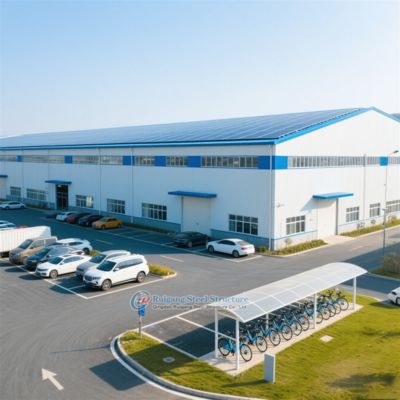 مستودع هيكل فولاذي مخصص مع عمر افتراضي 50 عامًا