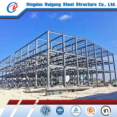 مبنى متعدد الطوابق مدرسة مصنوعة مسبقا بنية فولاذية من طابقين