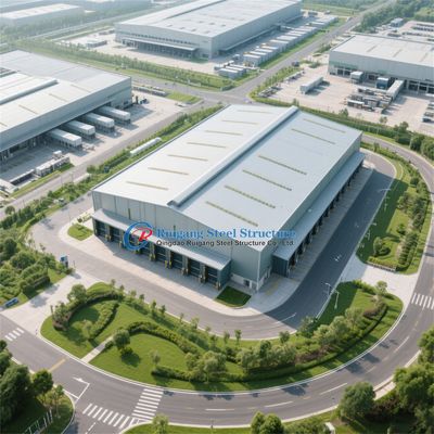 مبنى هيكل فولاذي لورشة ومستودع المصنع الصناعي